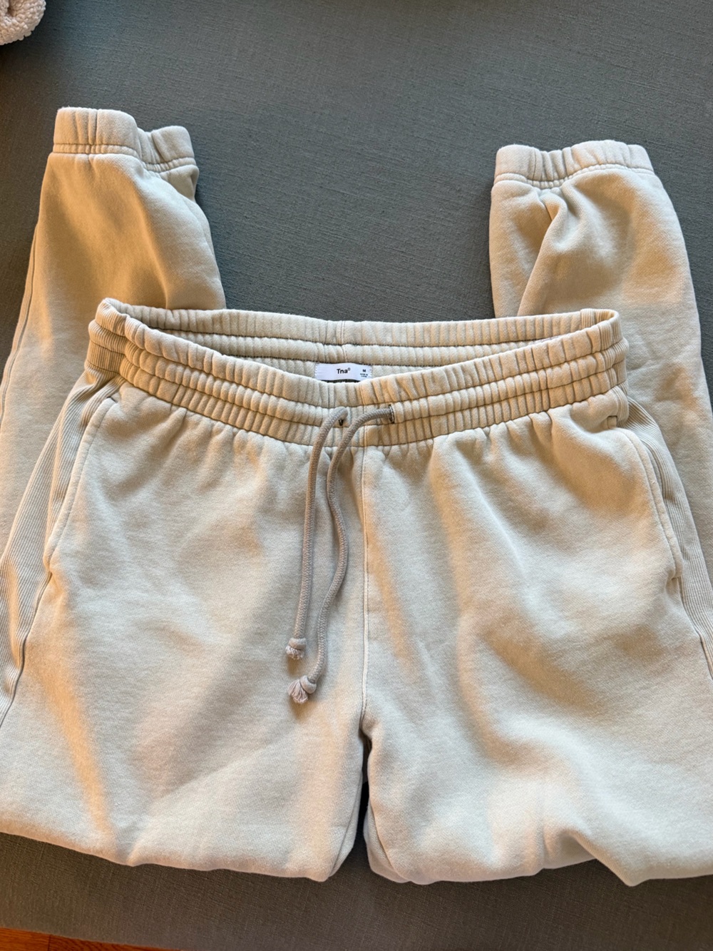 Tan Aritzia TNA sweatpants